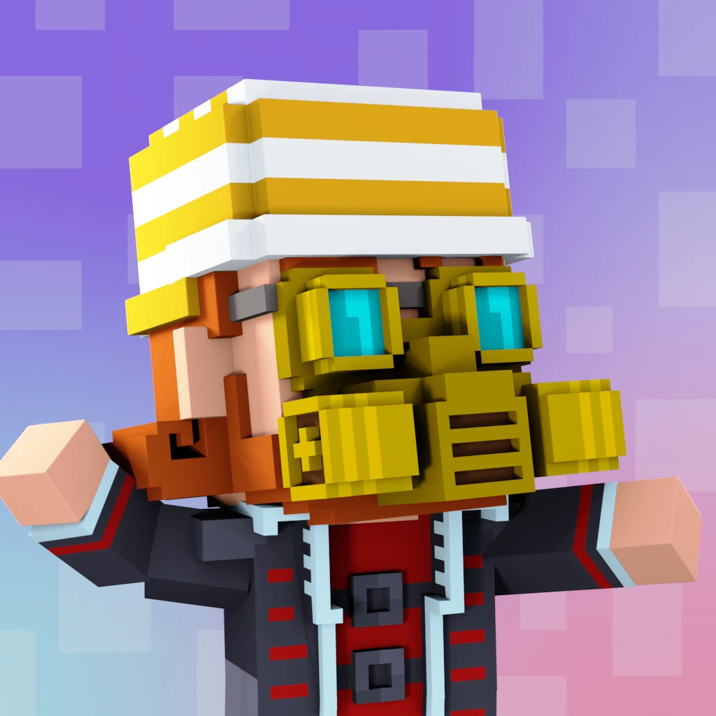 Pirate #1547 voxel render