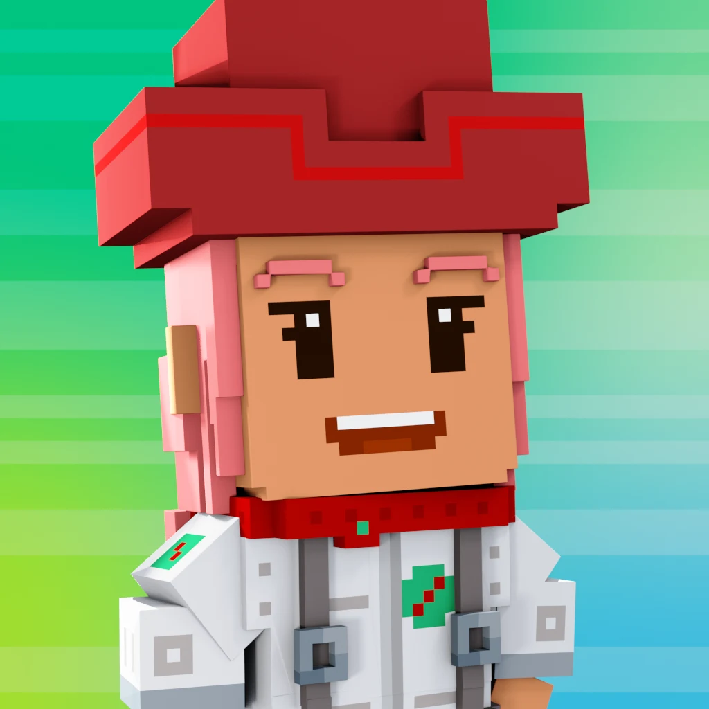 Pirate #1548 voxel render