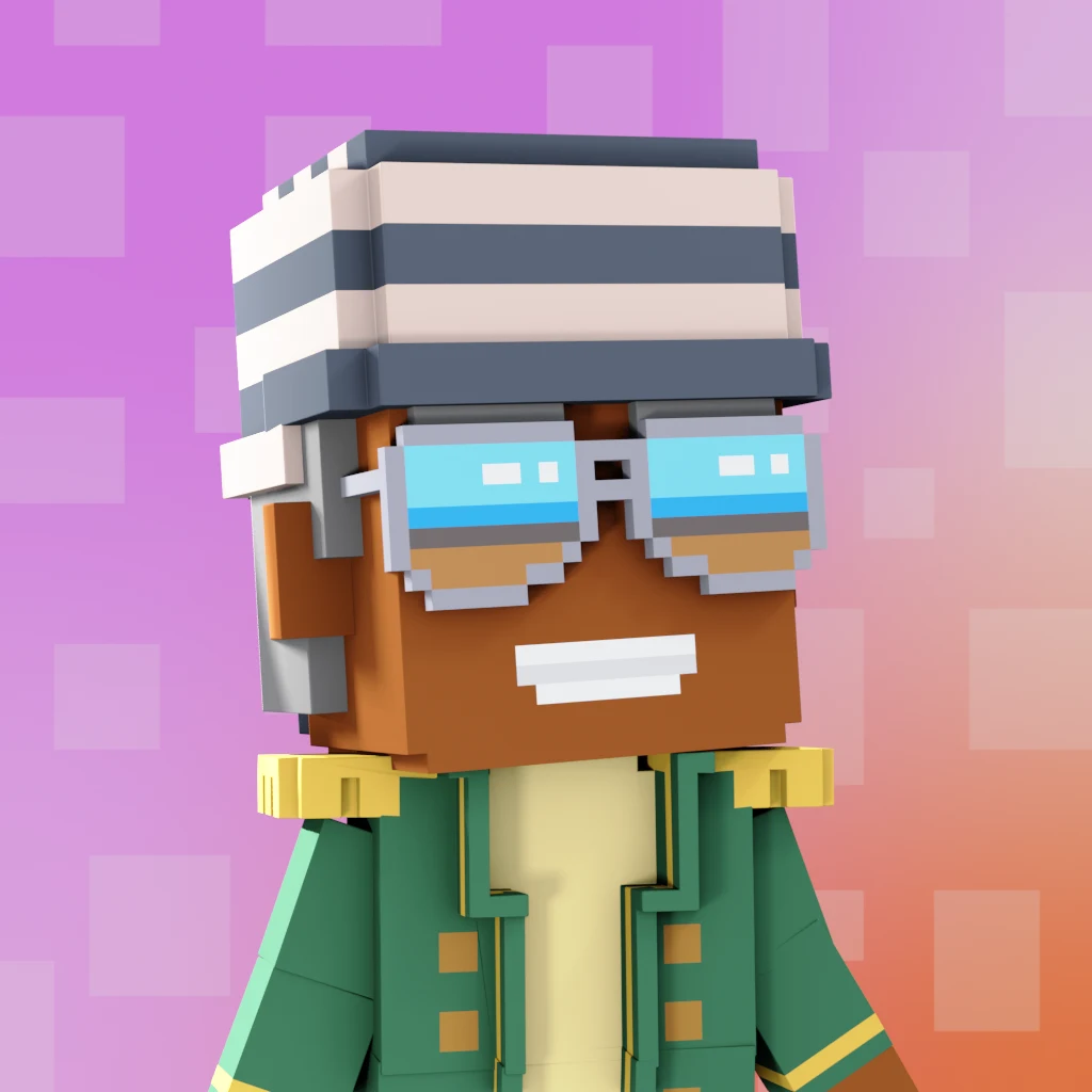 Pirate #1549 voxel render