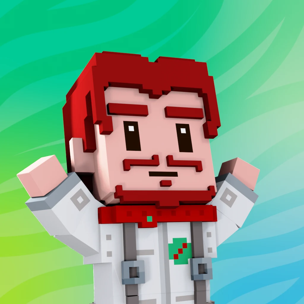 Pirate #155 voxel render