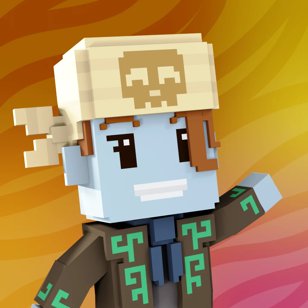 Pirate #1550 voxel render