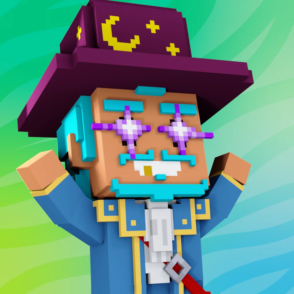 Pirate #1552 voxel render