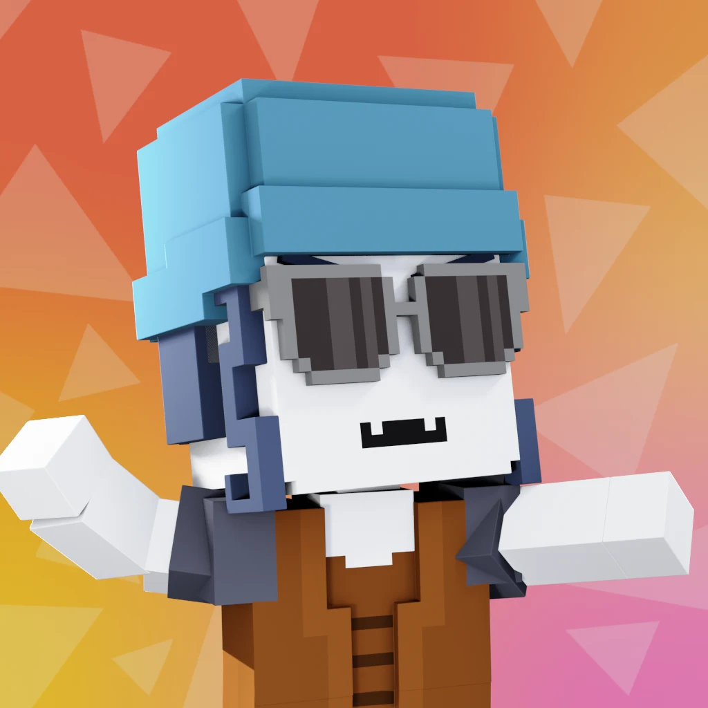 Pirate #1555 voxel render