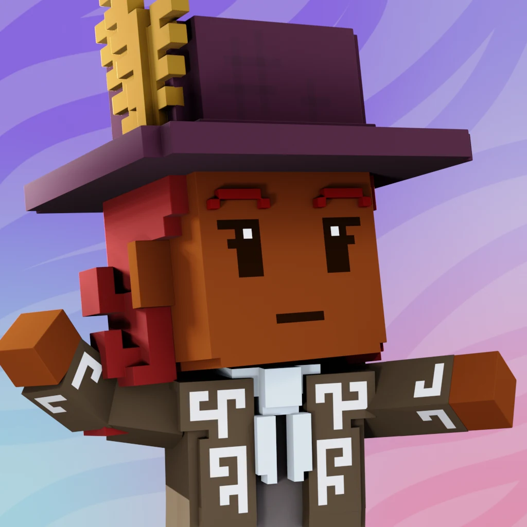 Pirate #1556 voxel render