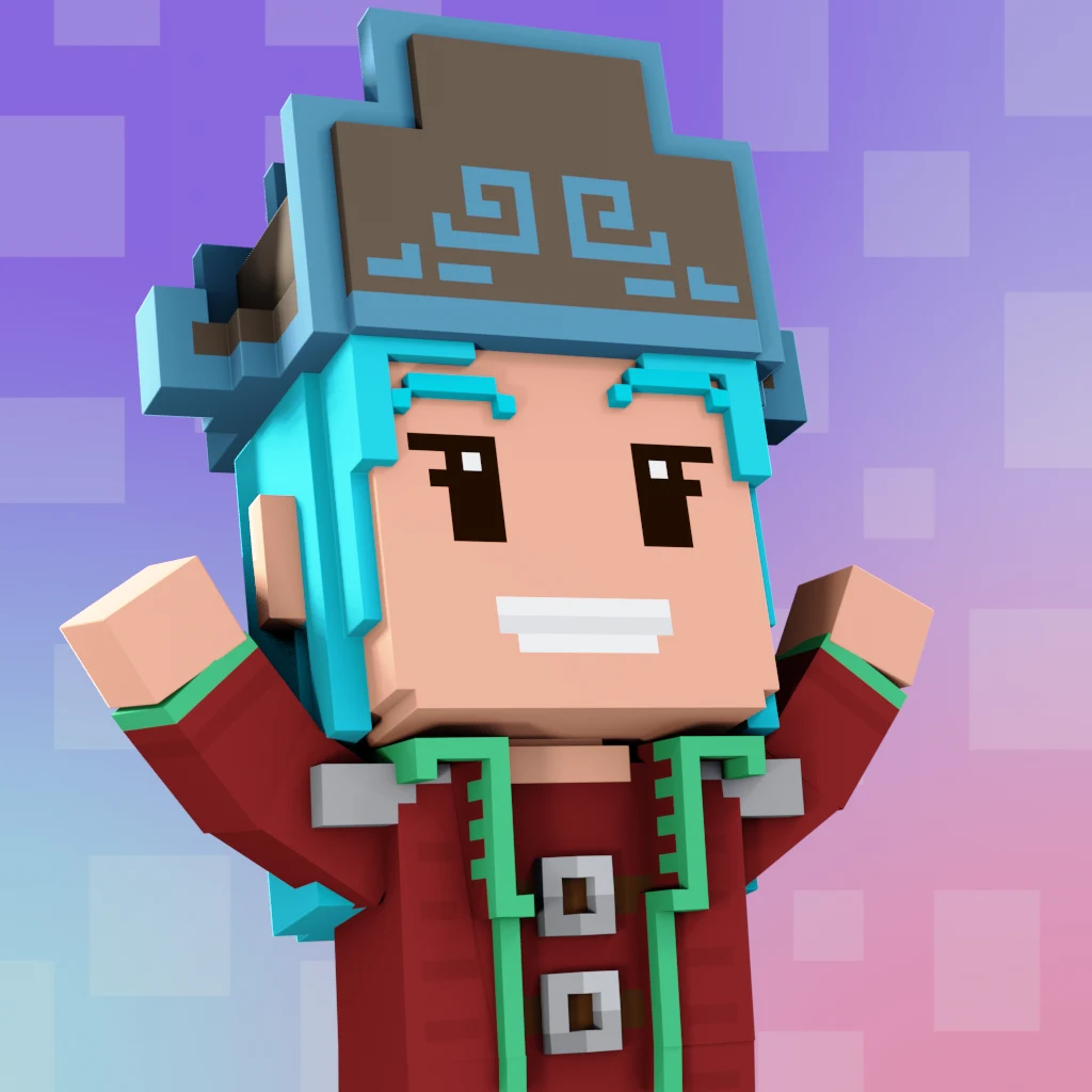 Pirate #1558 voxel render