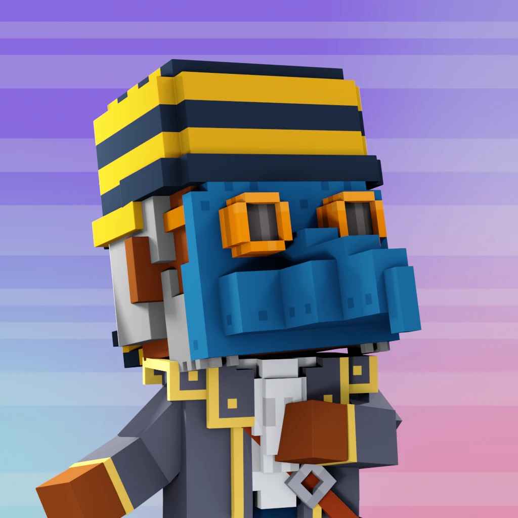 Pirate #1559 voxel render