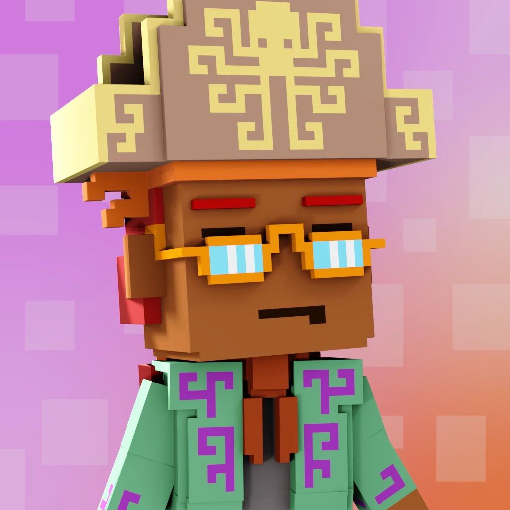 Pirate #1561 voxel render