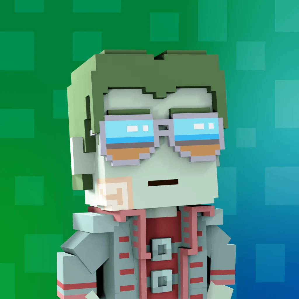 Pirate #1564 voxel render