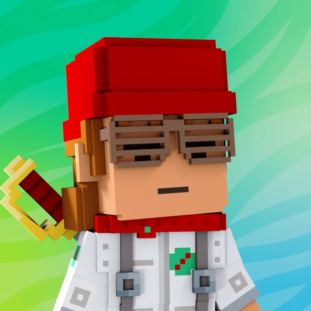 Pirate #1567 voxel render