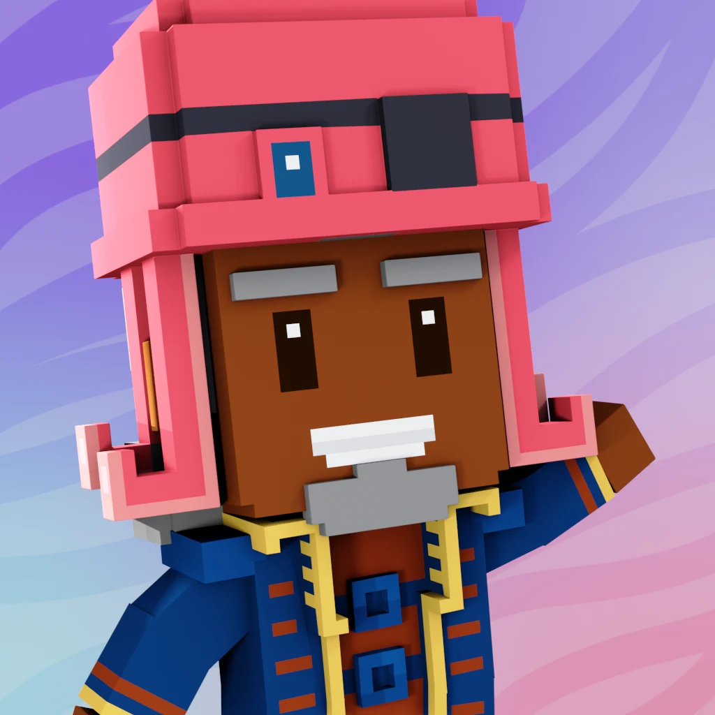 Pirate #1569 voxel render