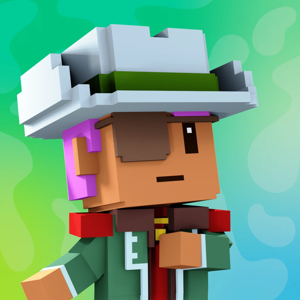 Pirate #157 voxel render