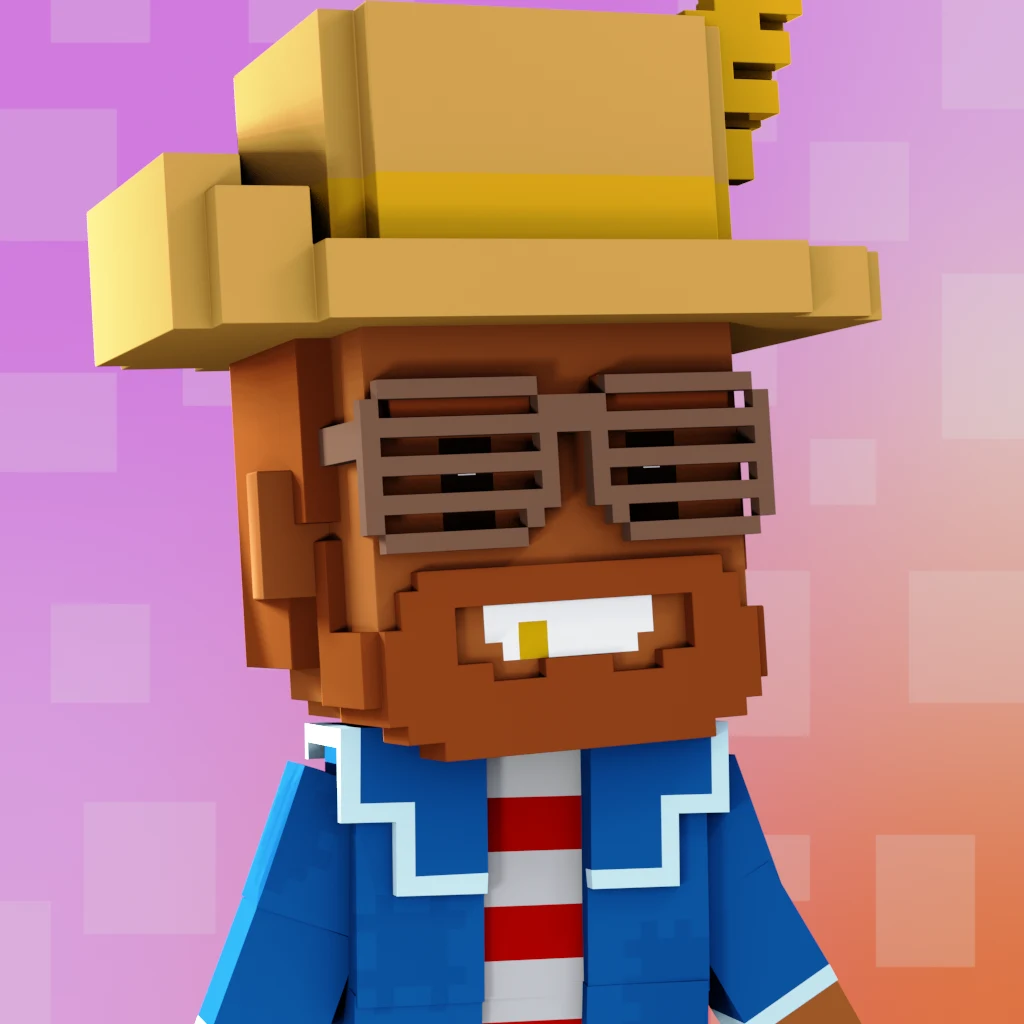 Pirate #1570 voxel render