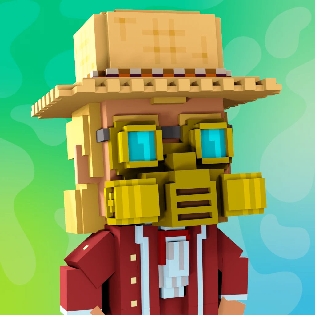 Pirate #1571 voxel render