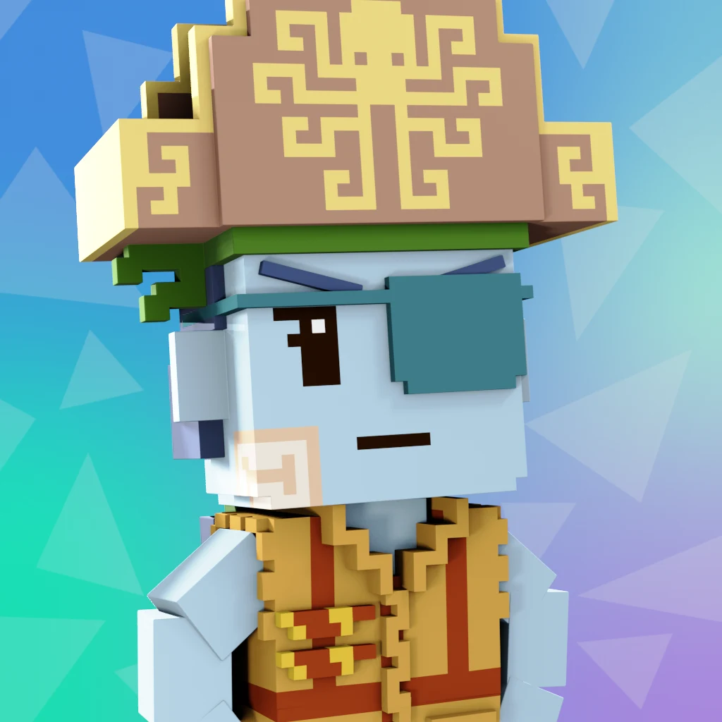 Pirate #1572 voxel render