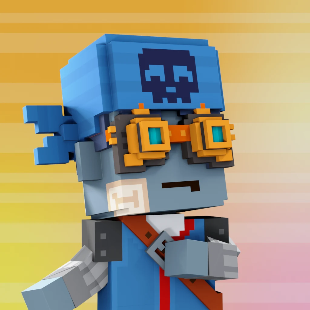 Pirate #1573 voxel render