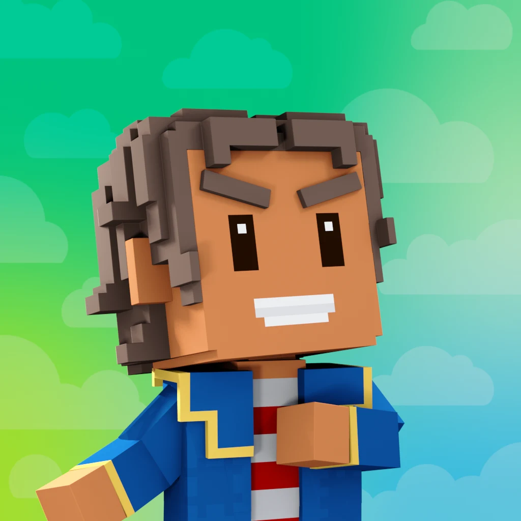 Pirate #1574 voxel render