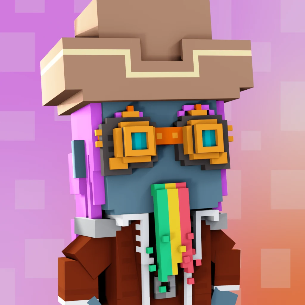 Pirate #1578 voxel render