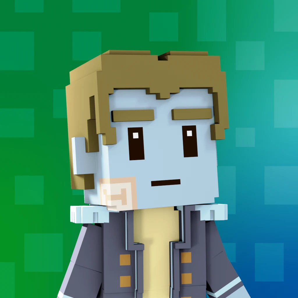 Pirate #1579 voxel render
