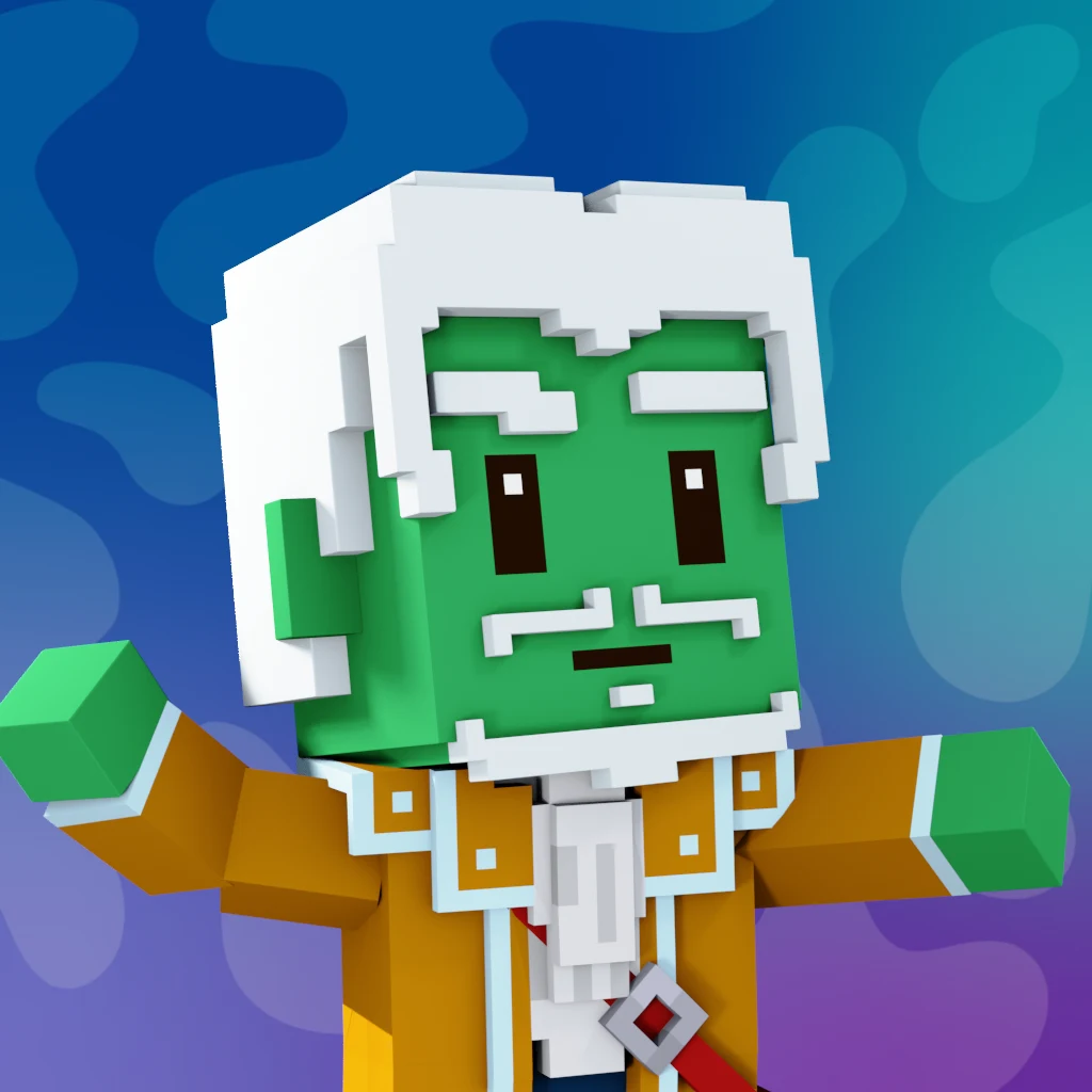 Pirate #1580 voxel render