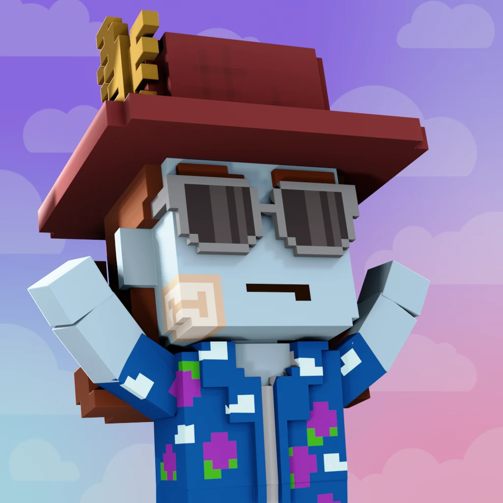 Pirate #1581 voxel render
