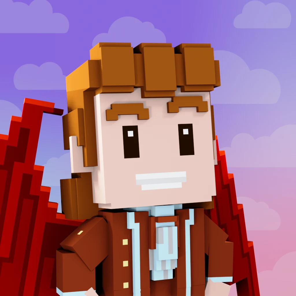 Pirate #1584 voxel render