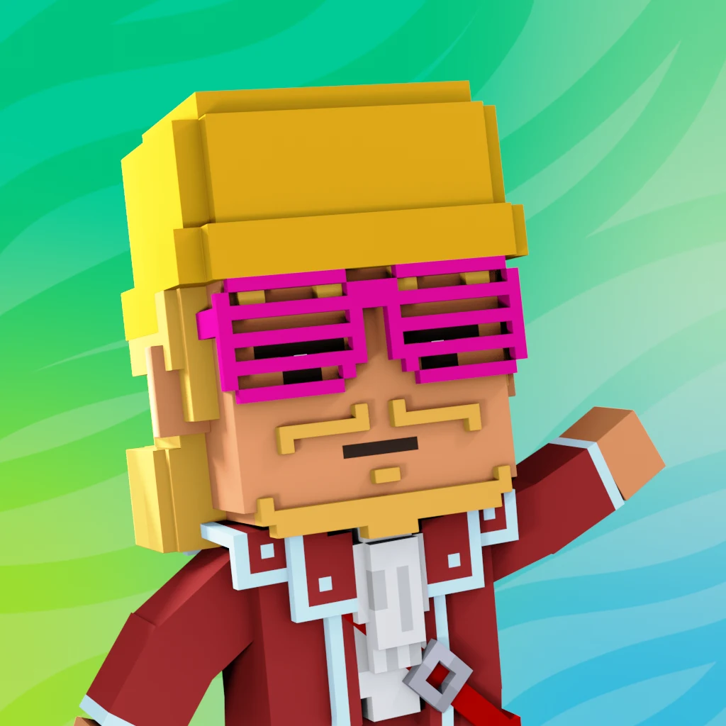 Pirate #1589 voxel render