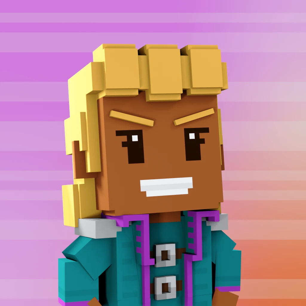 Pirate #159 voxel render