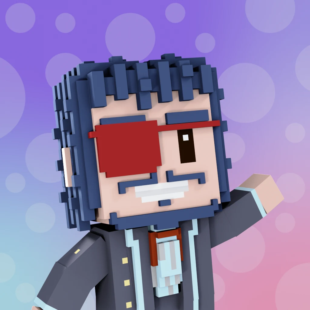 Pirate #1591 voxel render