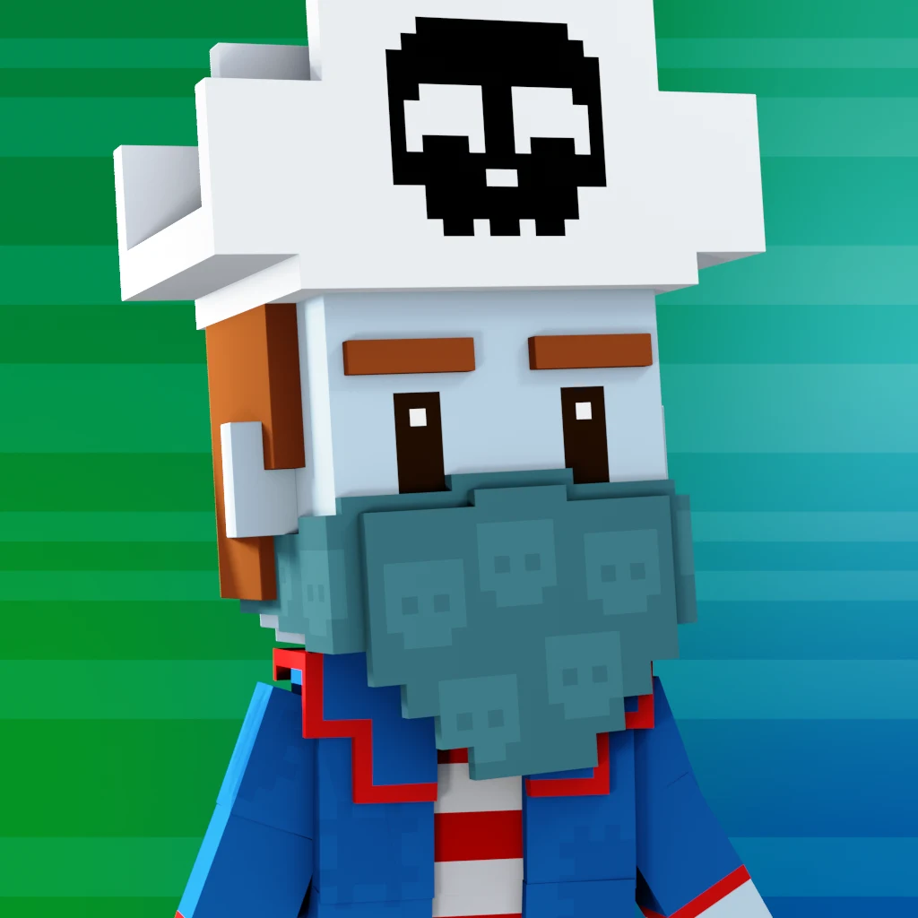 Pirate #1594 voxel render