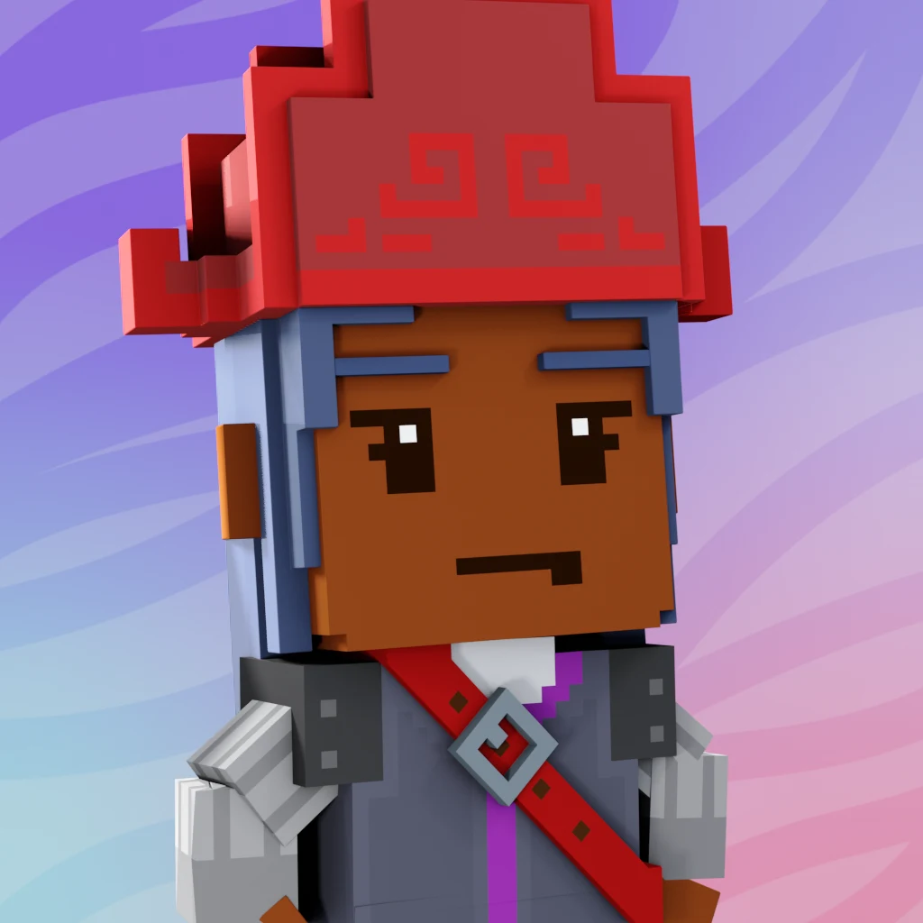 Pirate #1595 voxel render