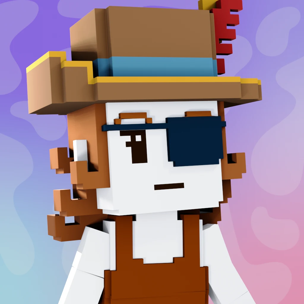Pirate #1596 voxel render
