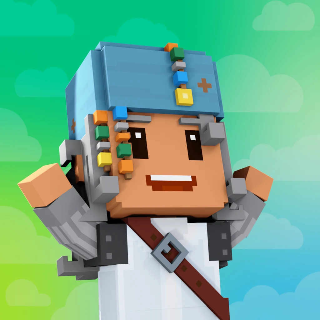 Pirate #1597 voxel render