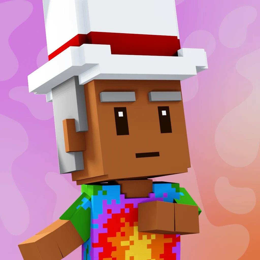 Pirate #1598 voxel render