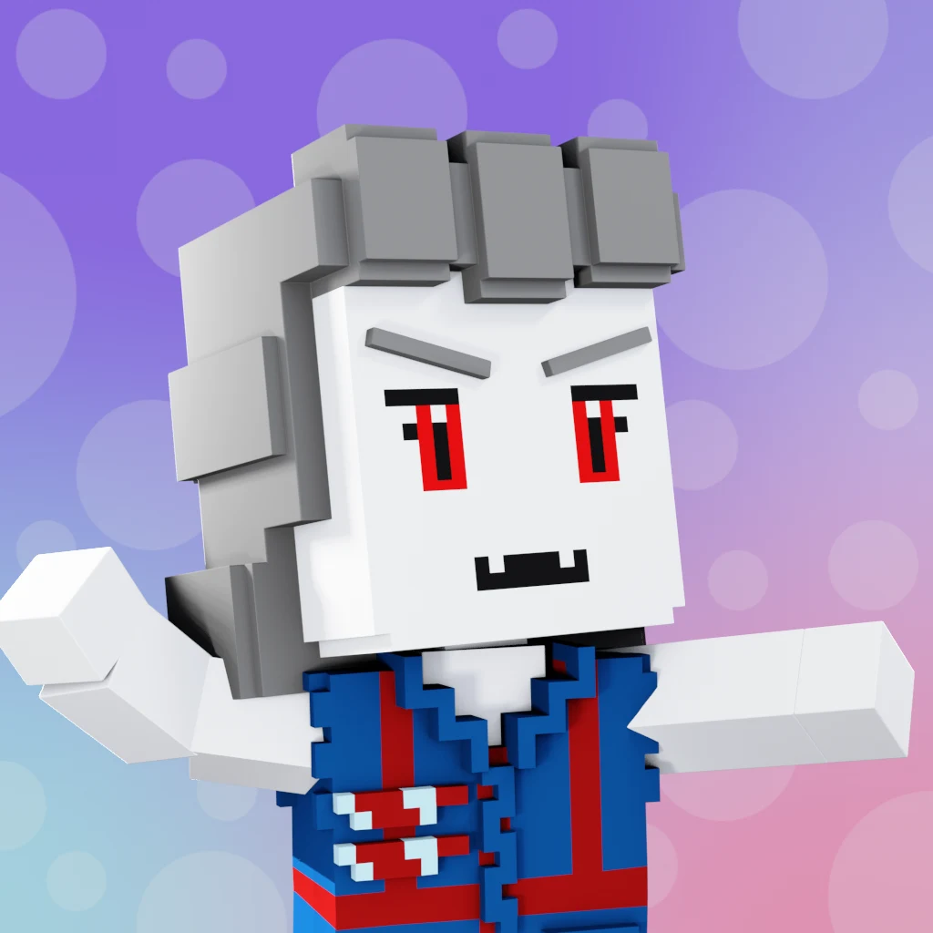 Pirate #1599 voxel render