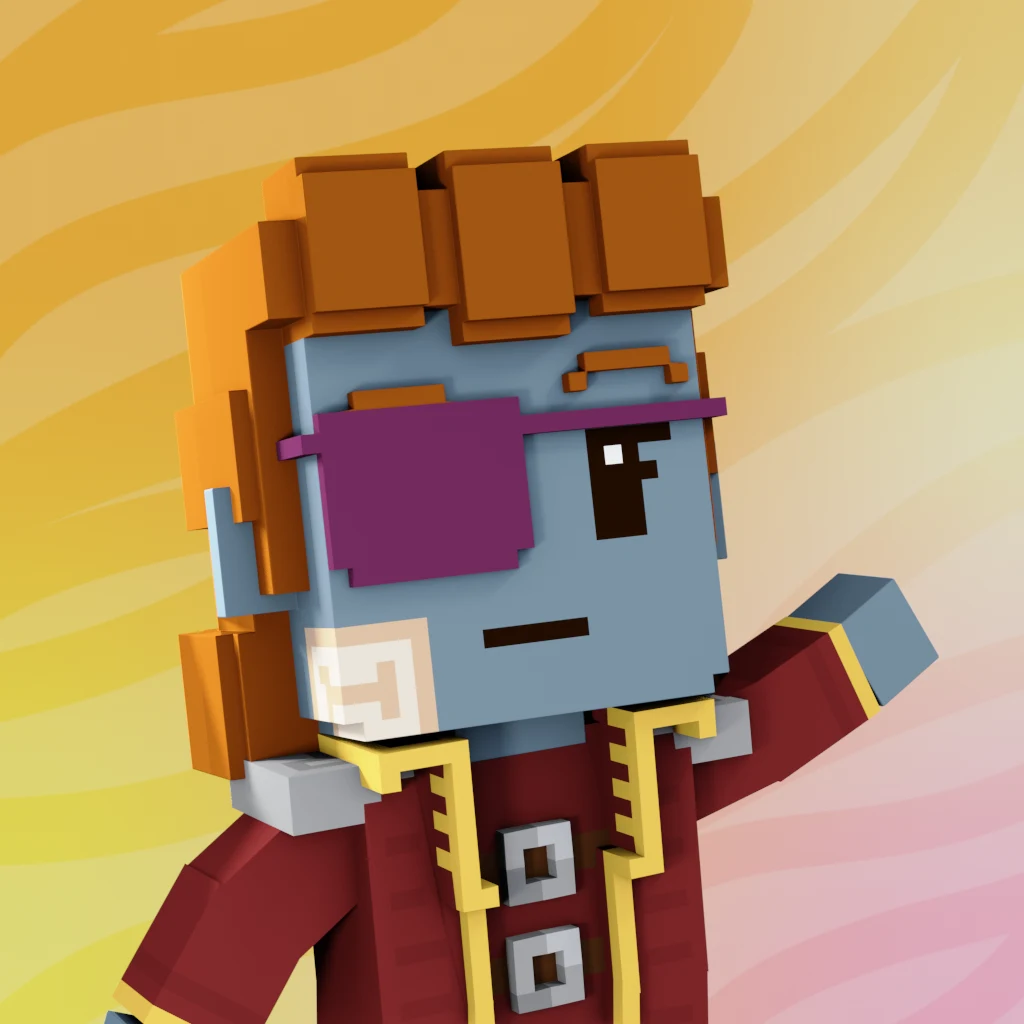 Pirate #16 voxel render