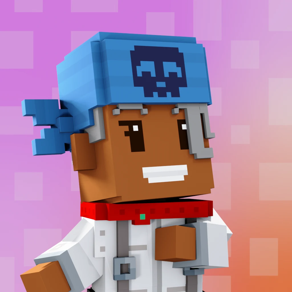 Pirate #1600 voxel render
