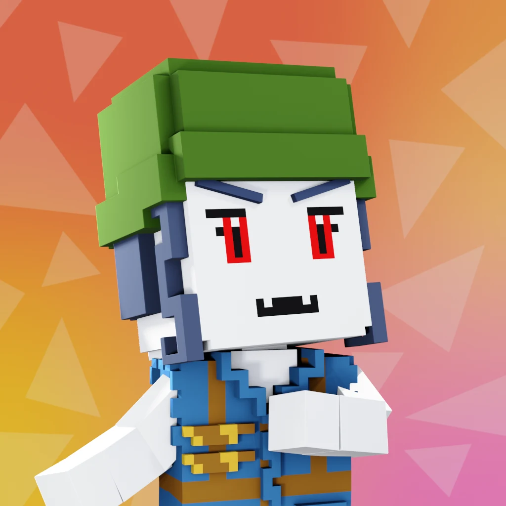 Pirate #1601 voxel render