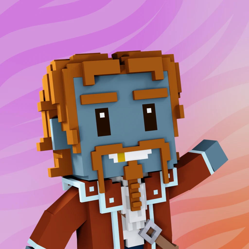 Pirate #1603 voxel render