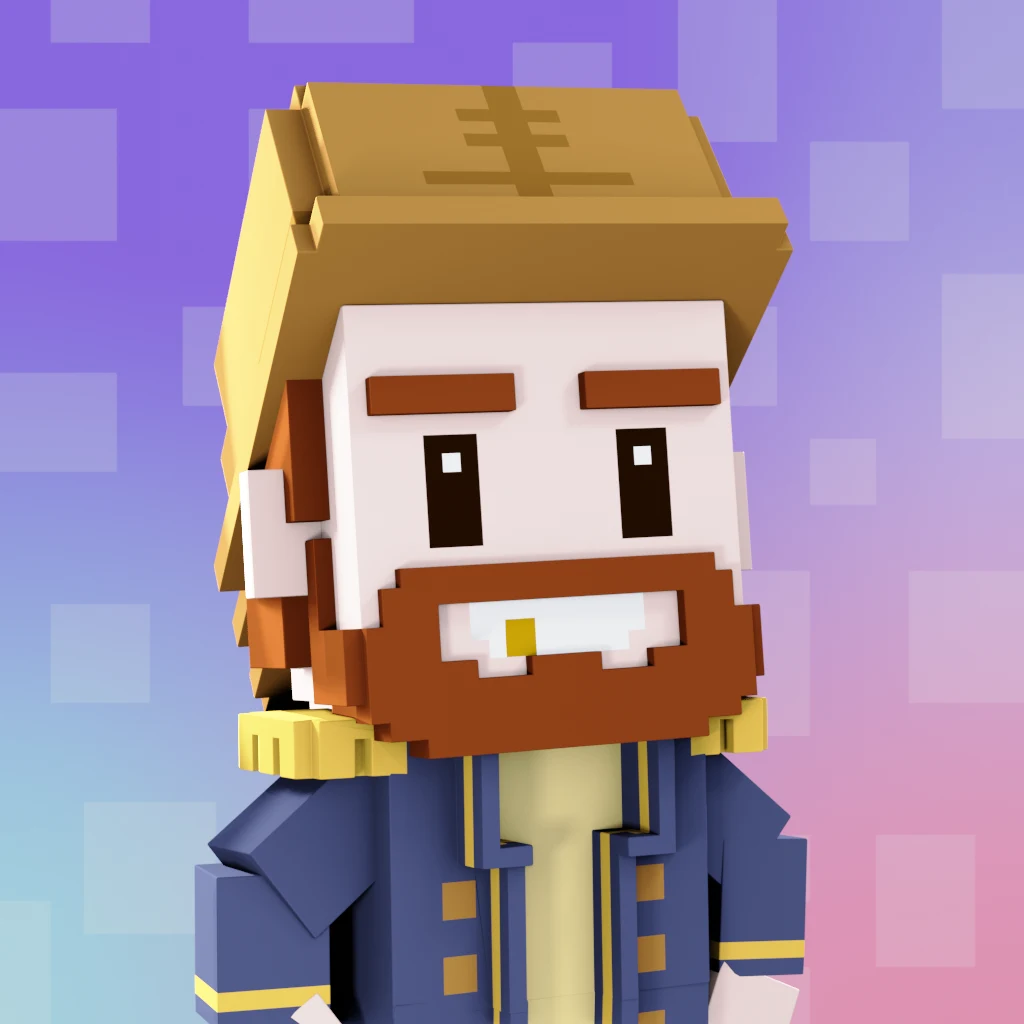 Pirate #1604 voxel render