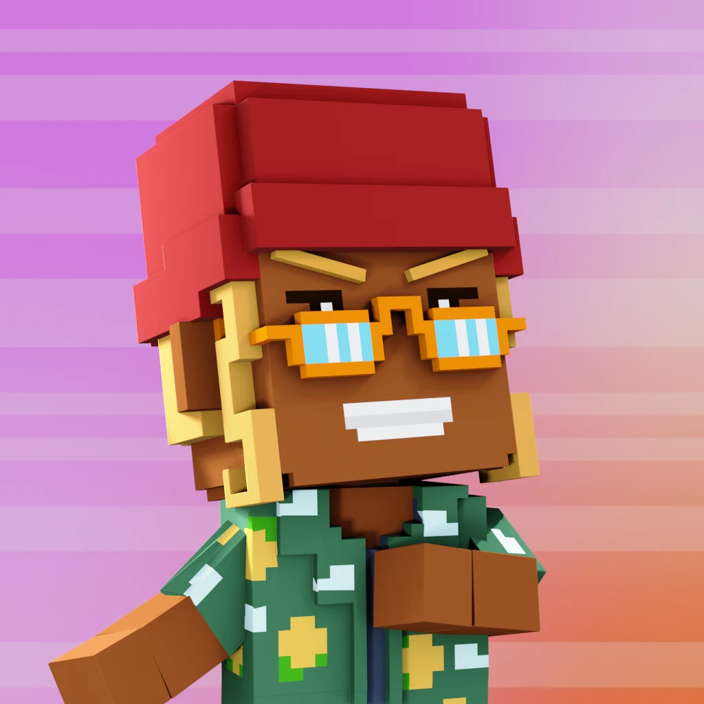 Pirate #1605 voxel render