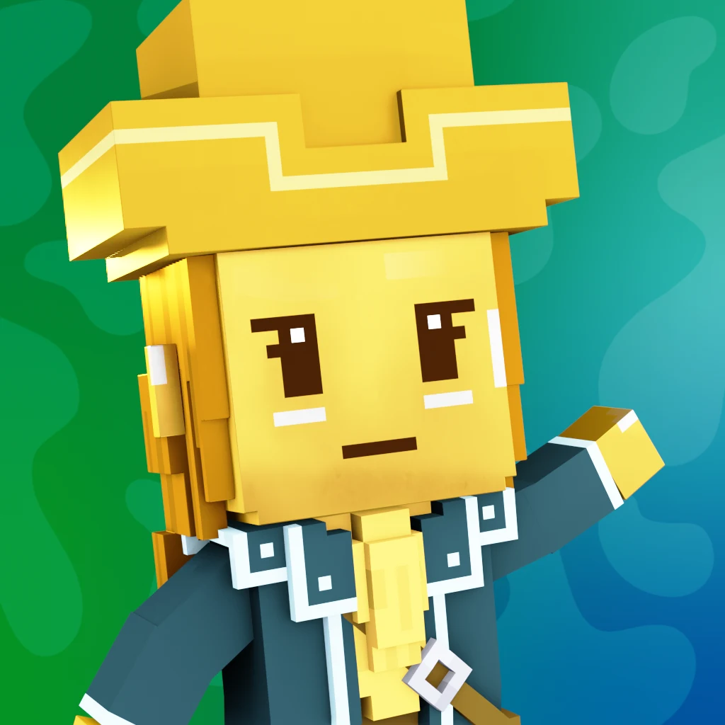 Pirate #1608 voxel render