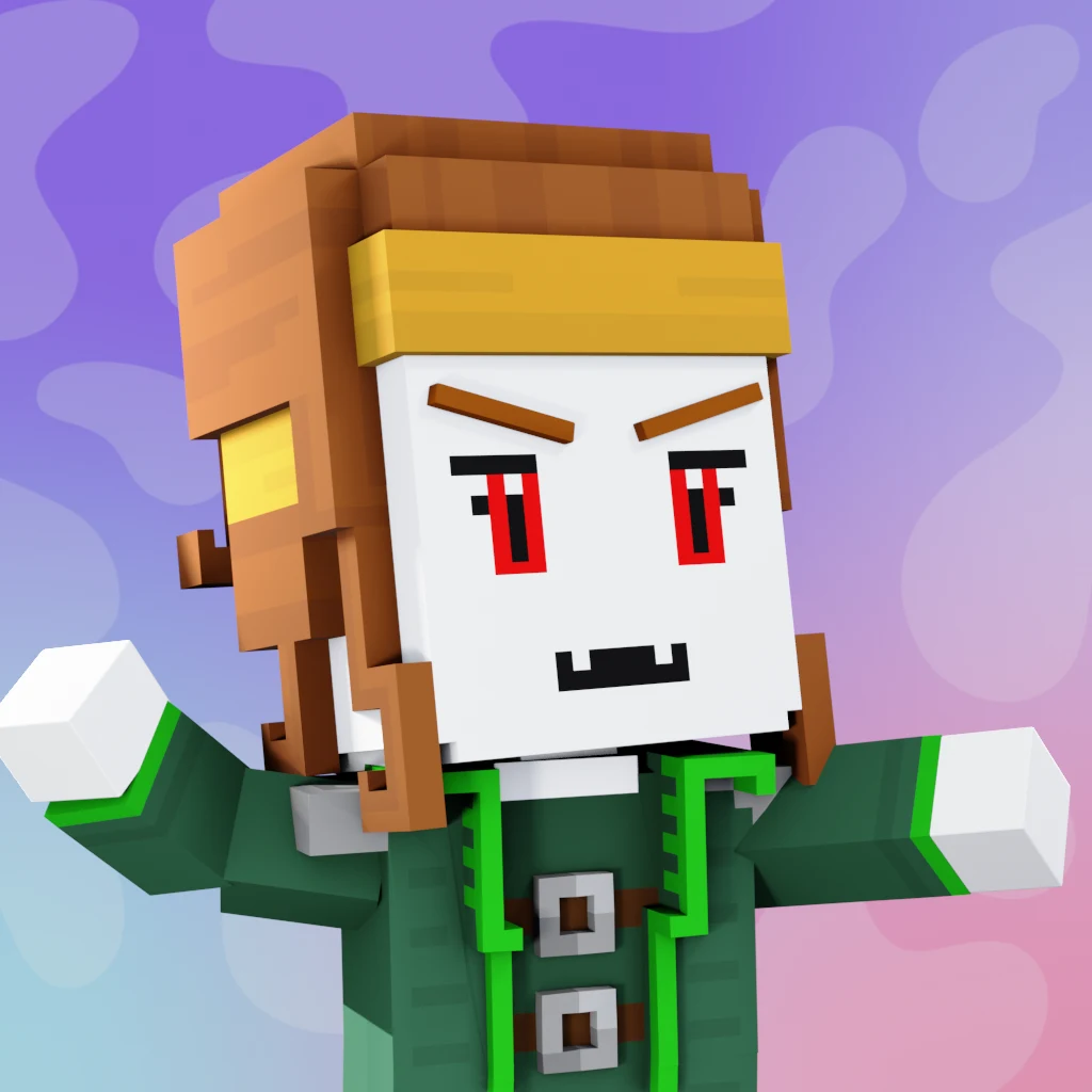 Pirate #1609 voxel render