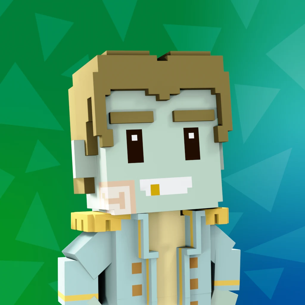 Pirate #161 voxel render