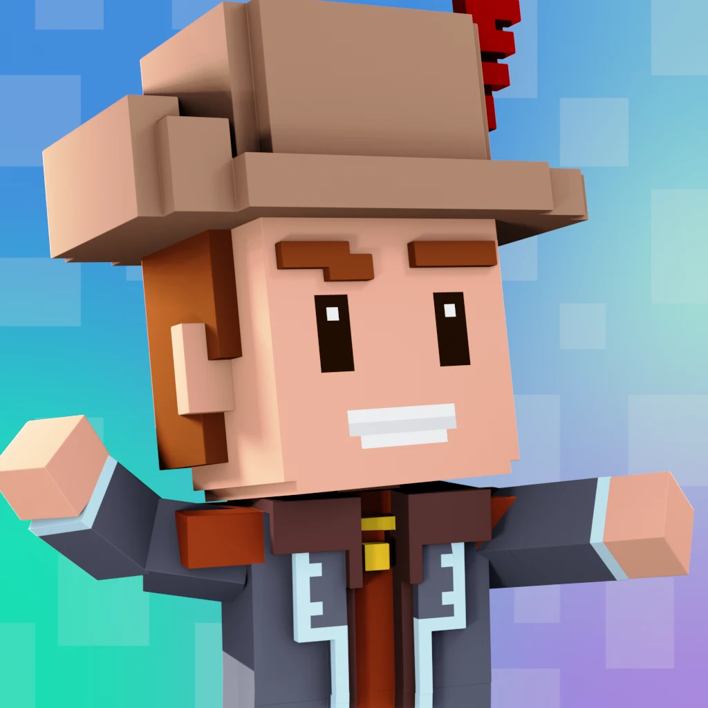 Pirate #1611 voxel render