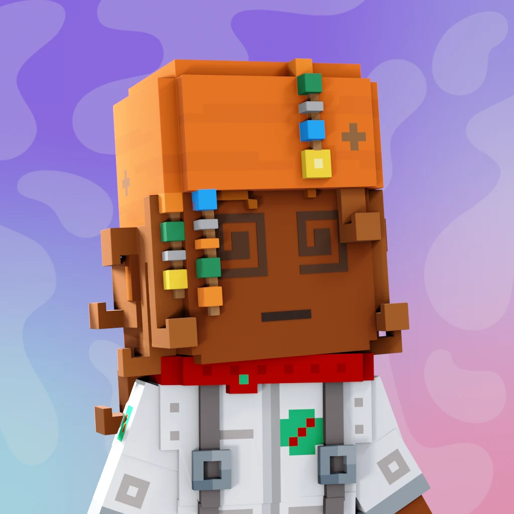 Pirate #1613 voxel render