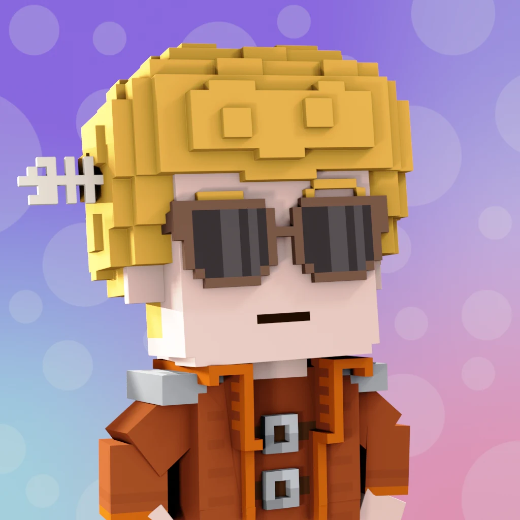 Pirate #1614 voxel render