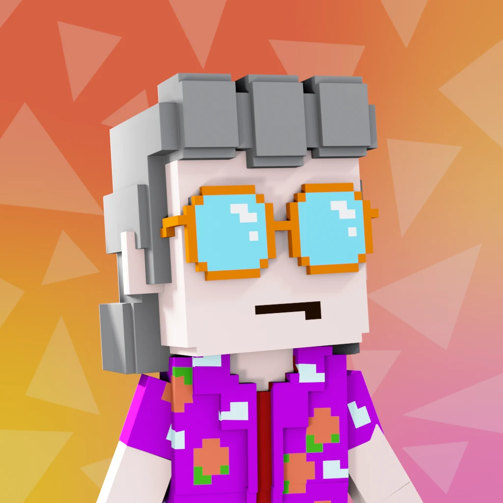 Pirate #1615 voxel render