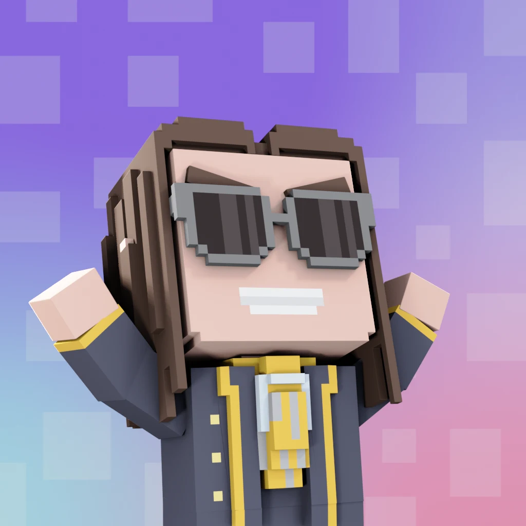 Pirate #1617 voxel render