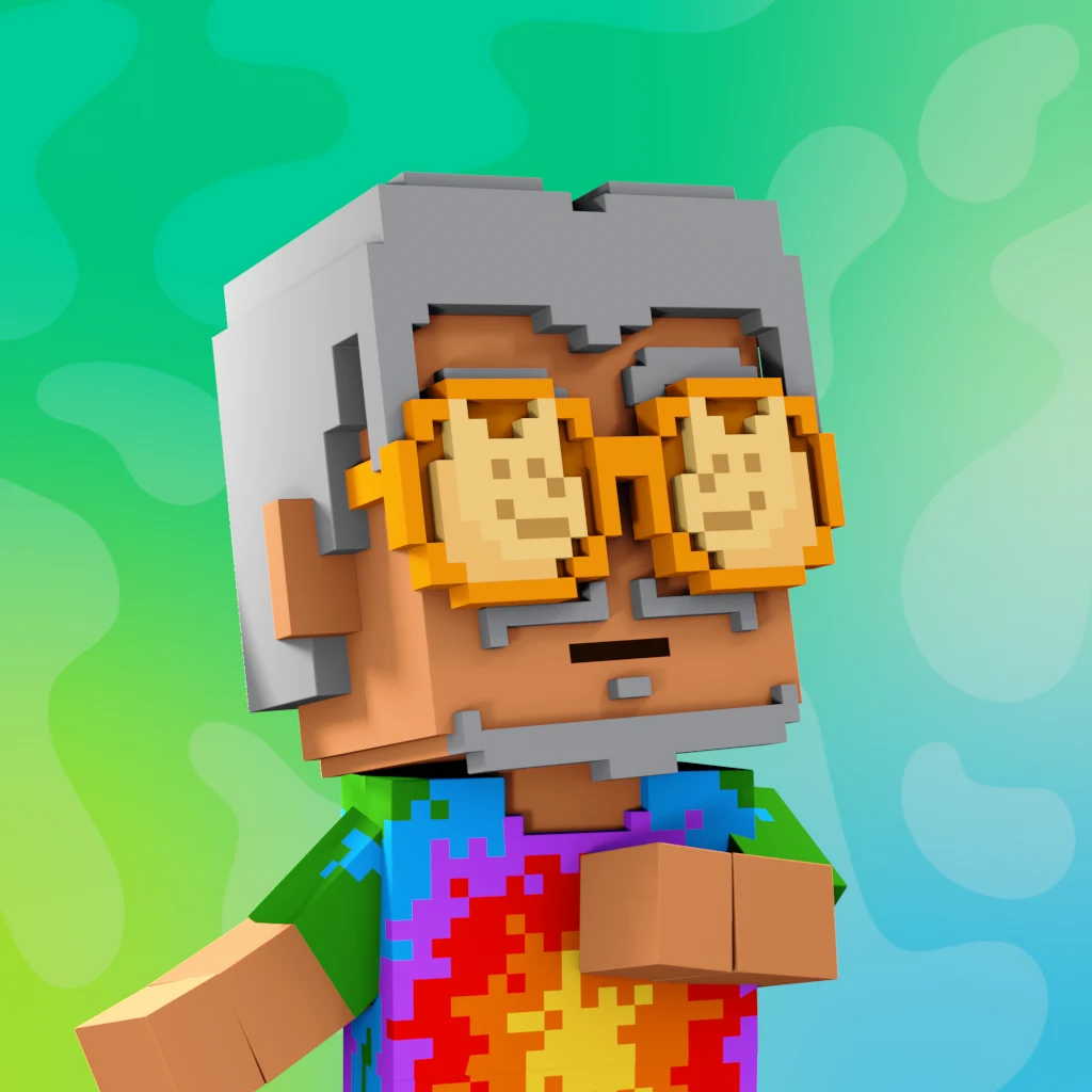 Pirate #1619 voxel render