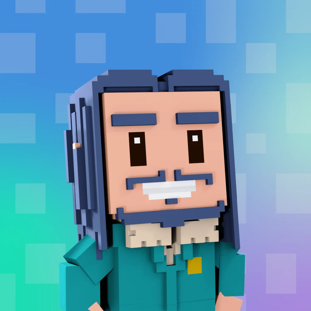 Pirate #1620 voxel render